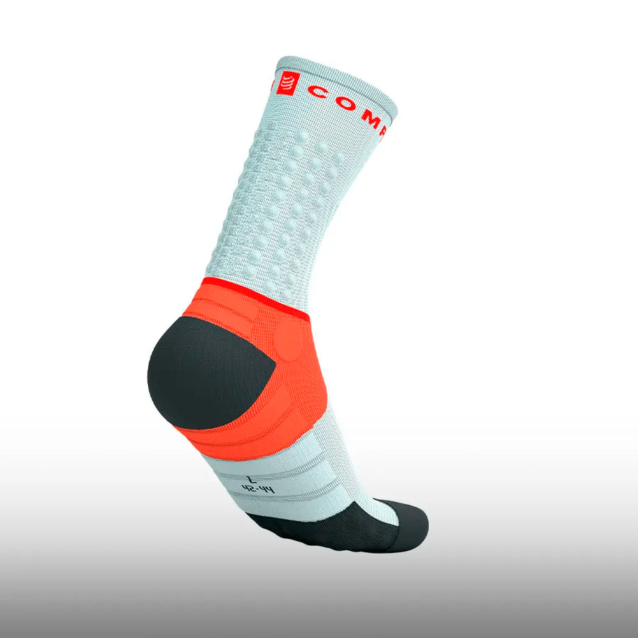 Compressport Ultra Trail Socks V2.0 Gray Violet Tigerlily