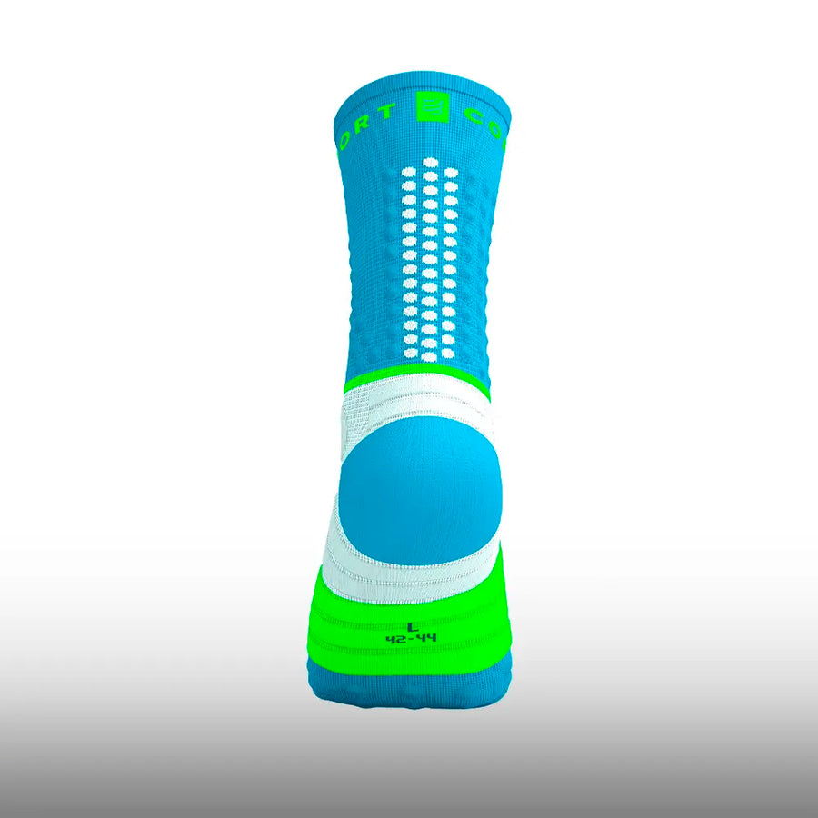 Compressport Ultra Trail Socks V2.0 Norse Blue Neon Green