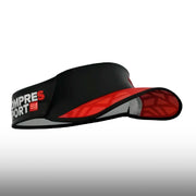 Compressport Visor Spiderweb Ultralight Visor Red Black
