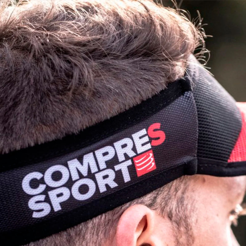 Compressport Visor Spiderweb Ultralight Visor Red Black