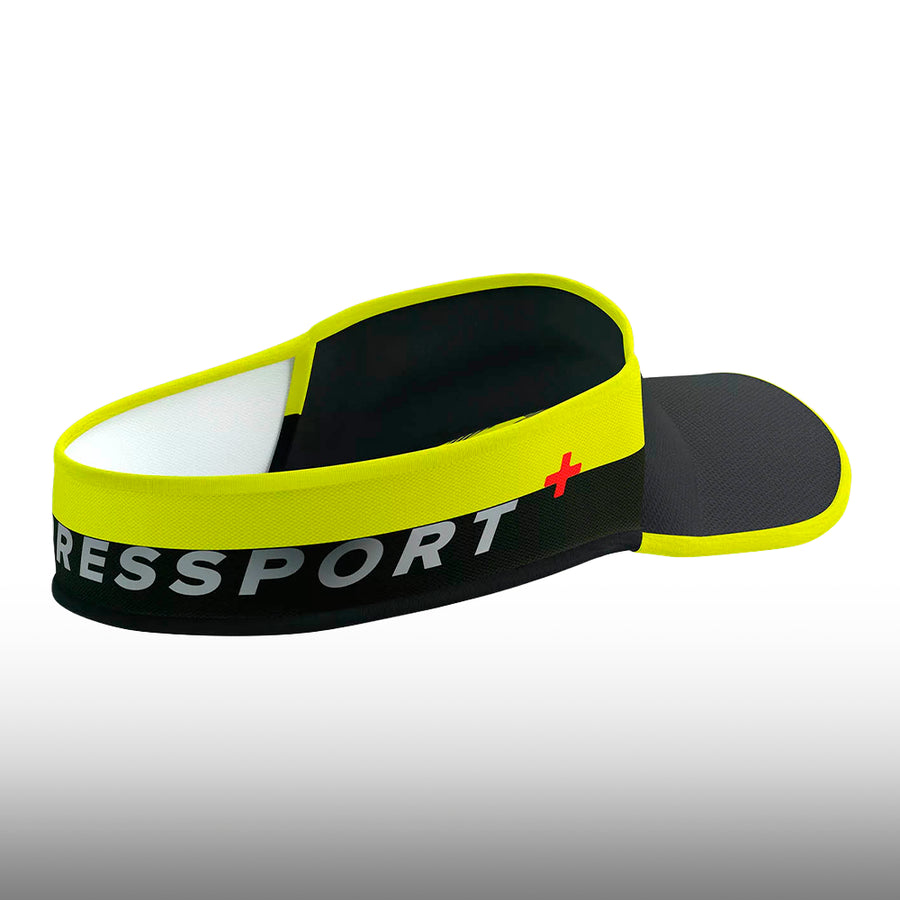 Compressport Visor Ultralight Flash Black Fluo Yellow