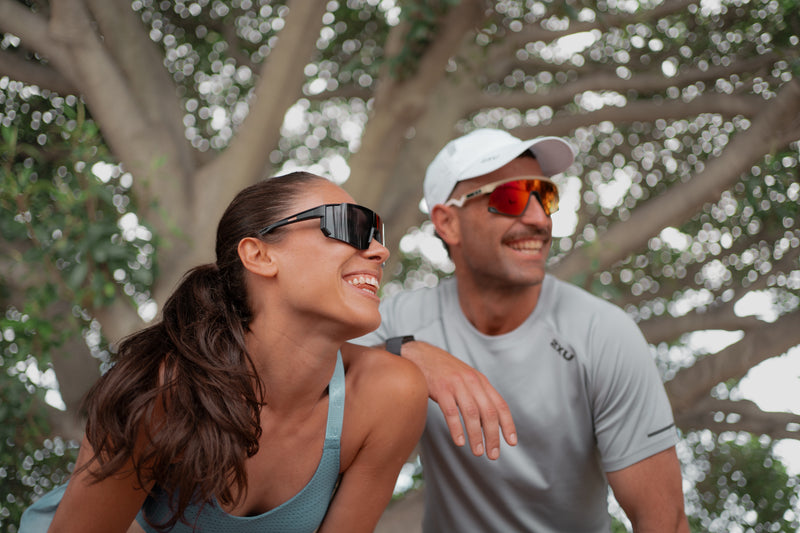 2XU Gorra Run Broche White