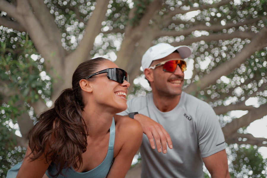2XU Gorra Run Broche White