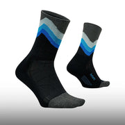 Feetures Elite Light Cushion Mini Crew Black Swell