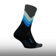 Feetures Elite Light Cushion Mini Crew Black Swell