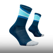 Feetures Elite Light Cushion Mini Crew Blue Bounce