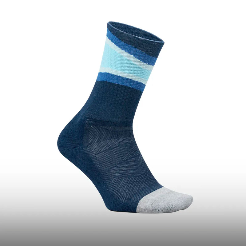 Feetures Elite Light Cushion Mini Crew Blue Bounce