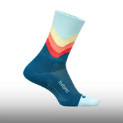 Feetures Elite Light Cushion Mini Crew Blue Swell