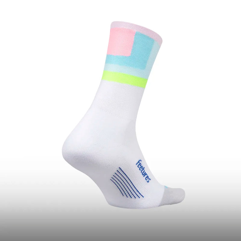 Feetures Elite Light Cushion Mini Crew Candy Court