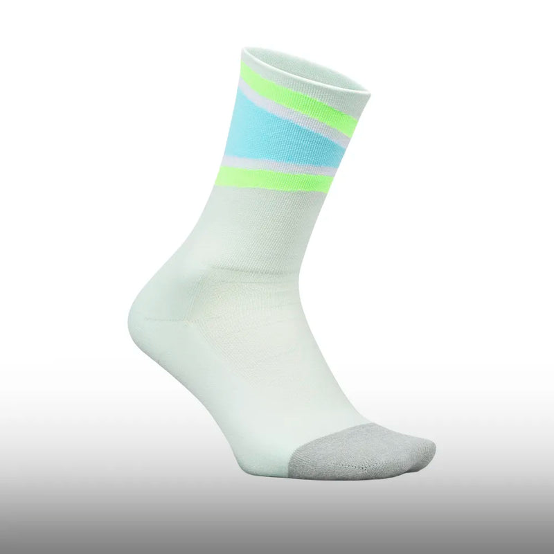 Feetures Elite Light Cushion Mini Crew Mint Bounce