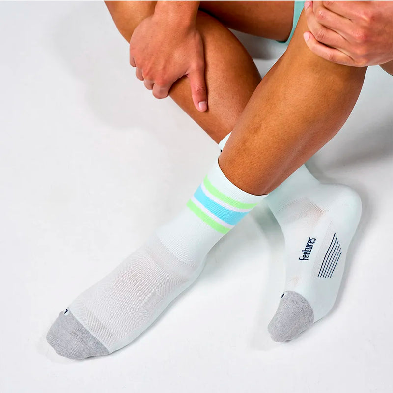 Feetures Elite Light Cushion Mini Crew Mint Bounce