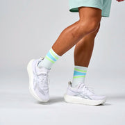 Feetures Elite Light Cushion Mini Crew Mint Bounce