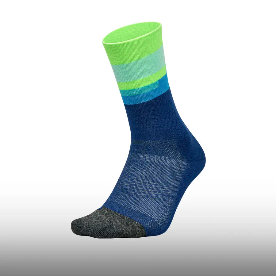 Feetures Elite Light Cushion Mini Crew Surfboard Blue