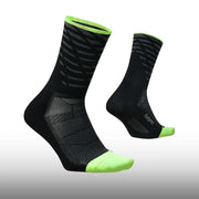 Feetures Elite Light Cushion Mini Crew Tempo Black