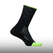 Feetures Elite Light Cushion Mini Crew Tempo Black