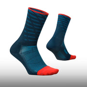 Feetures Elite Light Cushion Mini Crew Tempo Blue