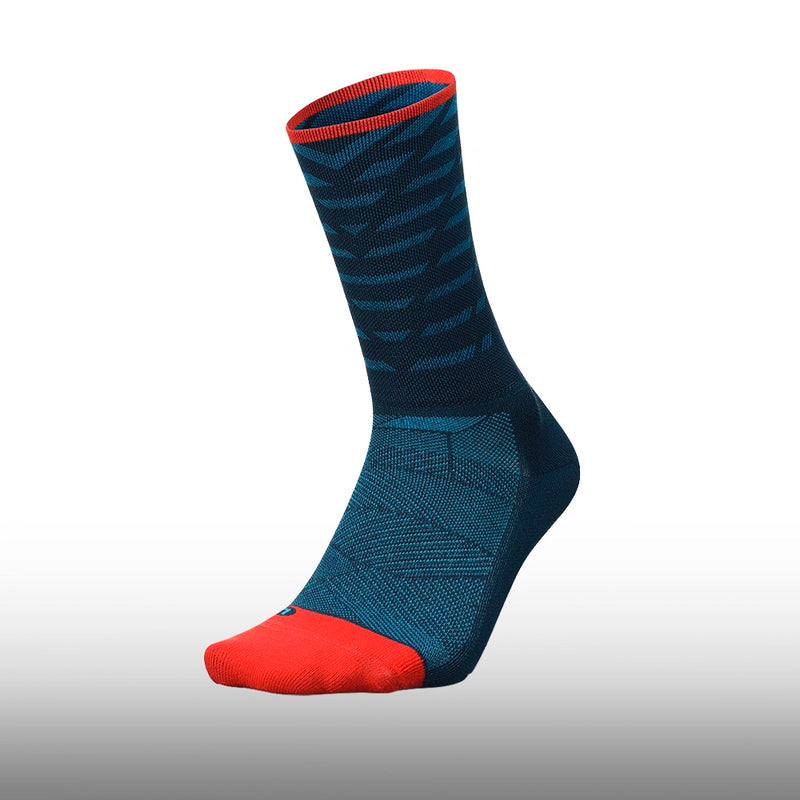 Feetures Elite Light Cushion Mini Crew Tempo Blue