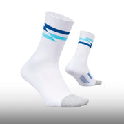 Feetures Elite Light Cushion Mini Crew White Truck