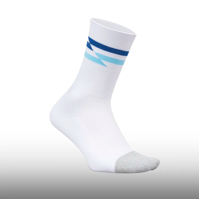Feetures Elite Light Cushion Mini Crew White Truck
