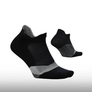 Feetures Elite Light Cushion No Show Tab Black
