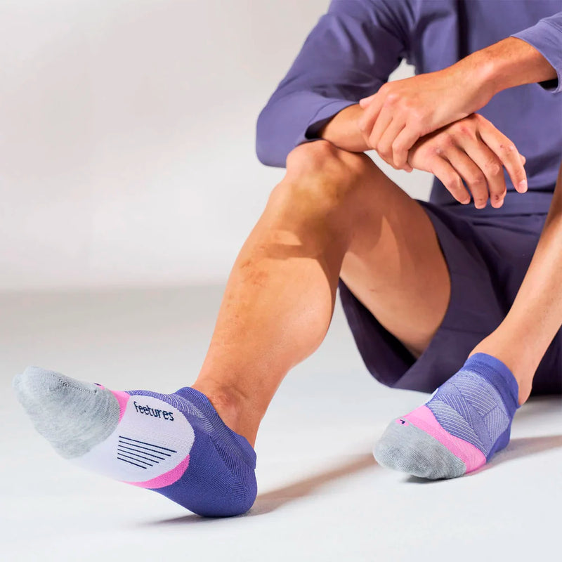 Feetures Elite Light Cushion No Show Tab Future Dusk