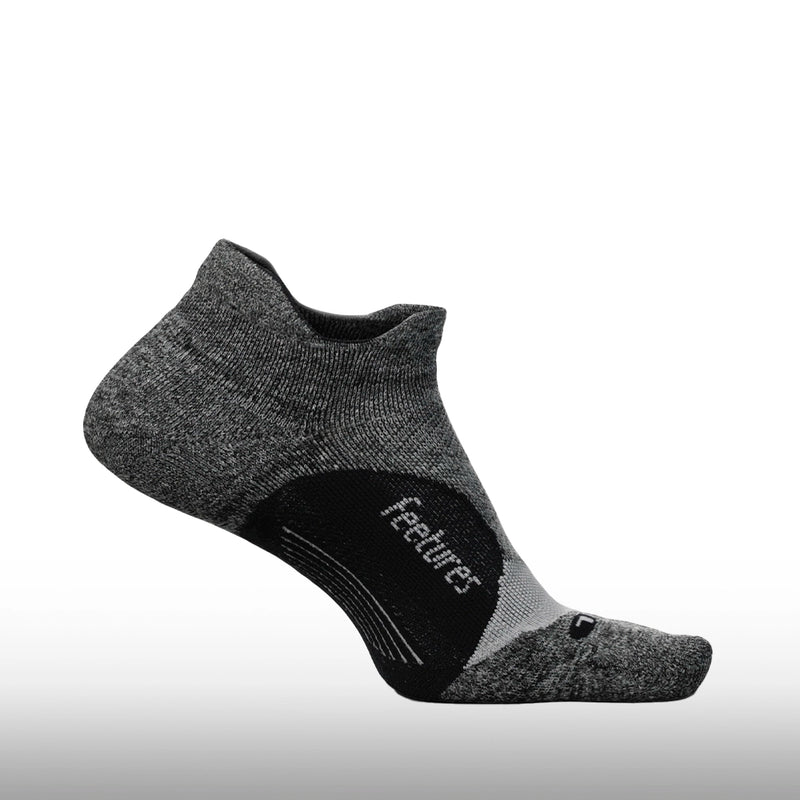 Feetures Elite Light Cushion No Show Tab Gray