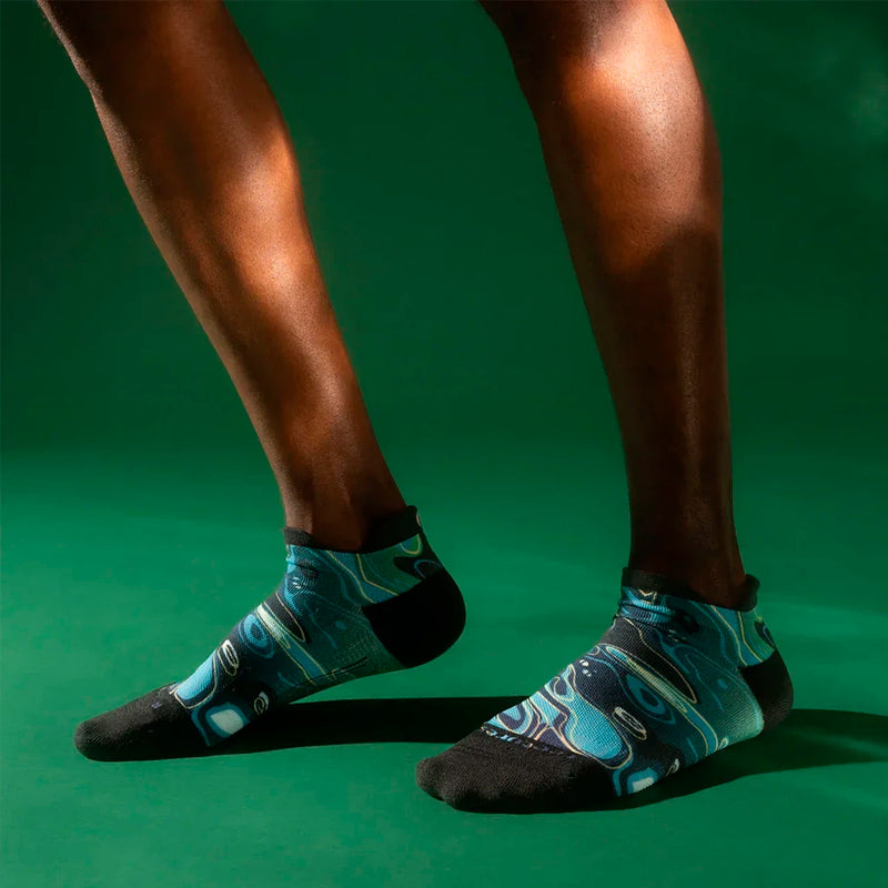 Feetures Elite Light Cushion No Show Tab Lagoon Collection