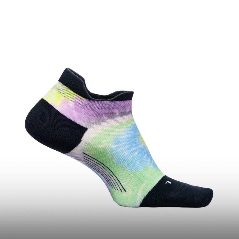 Feetures Elite Light Cushion No Show Tab Lavender Spiral