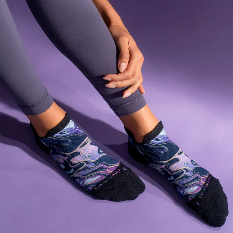 Feetures Elite Light Cushion No Show Tab Lunar Lagoon