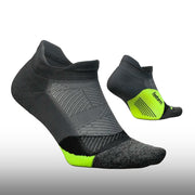 Feetures Elite Light Cushion No Show Tab Socks Midnight Neon