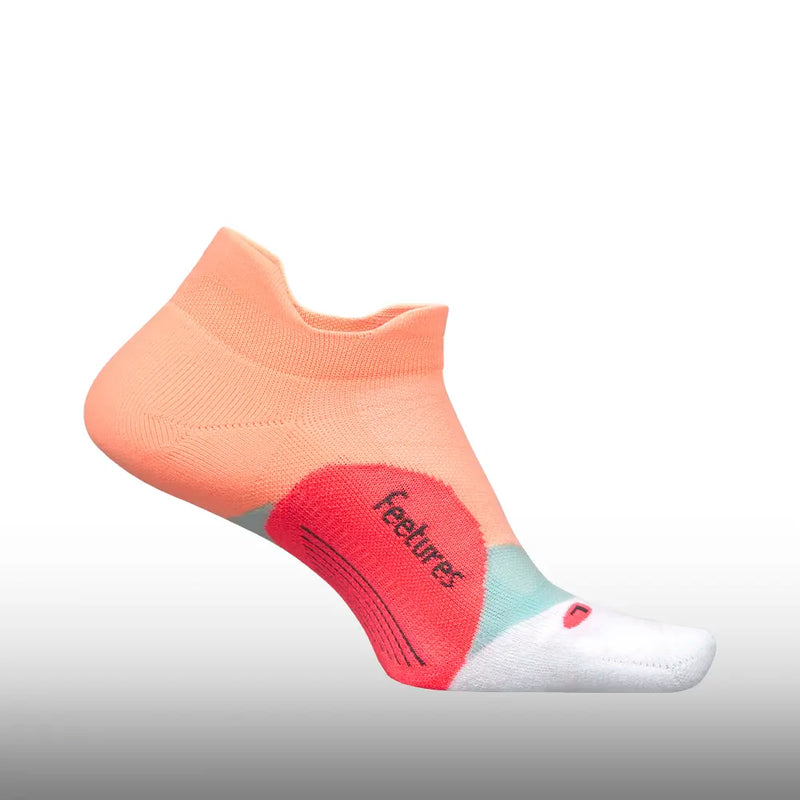 Feetures Elite Light Cushion No Show Tab Vibrant Reef