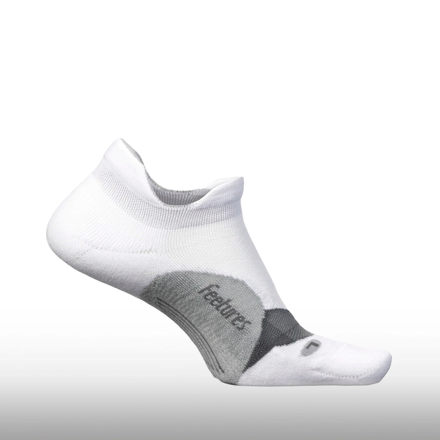 Feetures Elite Light Cushion No Show Tab White
