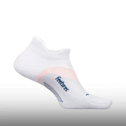 Feetures Elite Light Cushion No Show Tab White Rose
