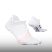 Feetures Elite Light Cushion No Show Tab White Rose