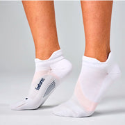 Feetures Elite Light Cushion No Show Tab White Rose