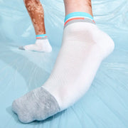 Feetures Elite Light Cushion Quarter Aquatic White