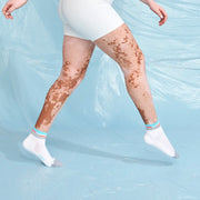 Feetures Elite Light Cushion Quarter Aquatic White