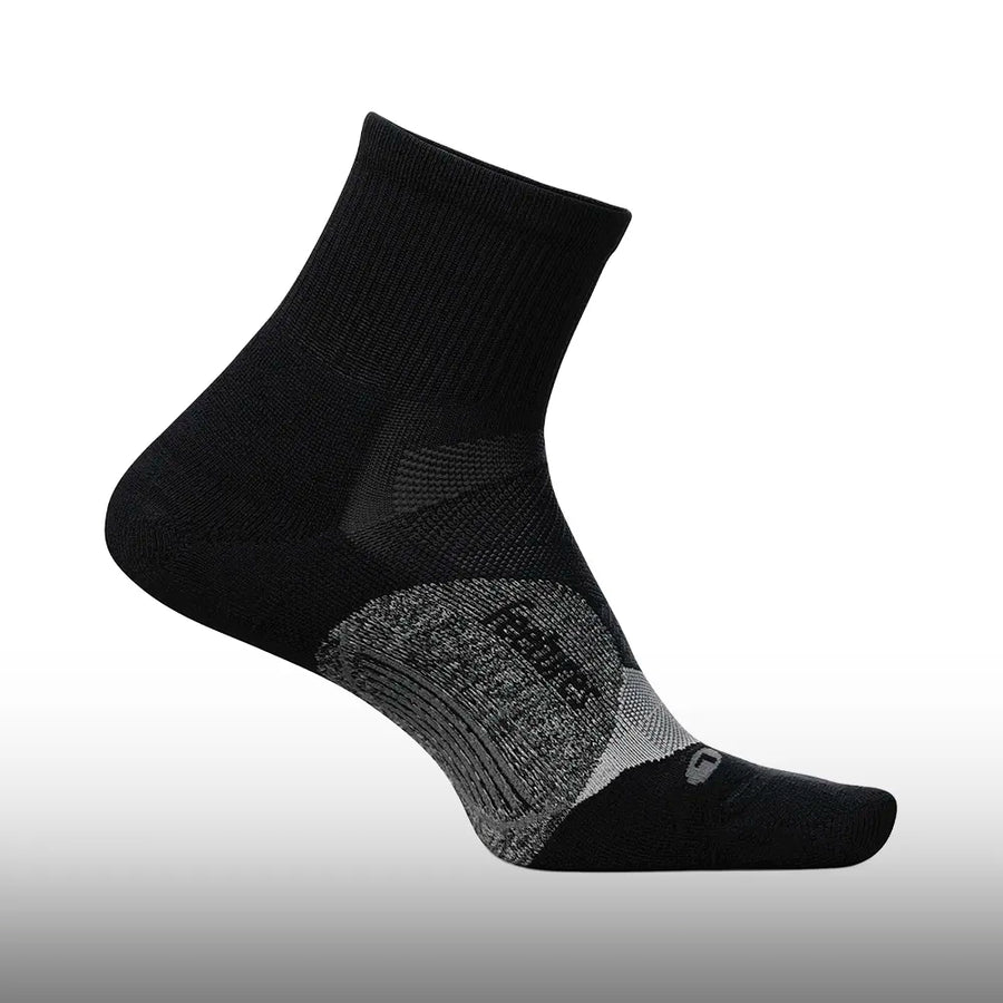 Feetures Elite Light Cushion Quarter Black