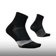 Feetures Elite Light Cushion Quarter Black