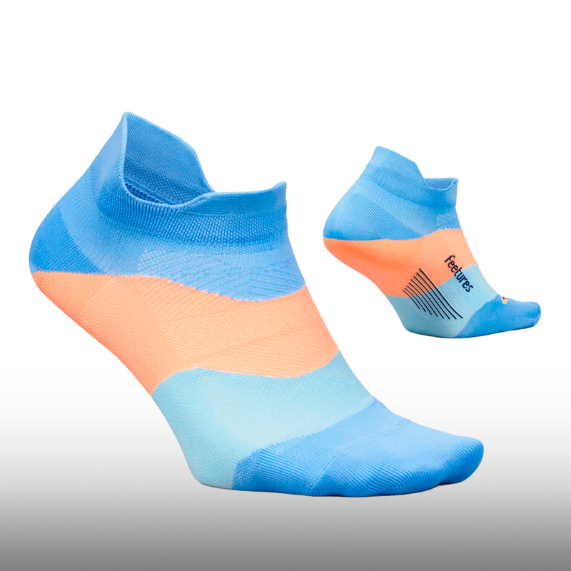 Feetures Elite Light Cushion Quarter Socks Deep Water