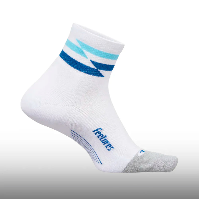 Feetures Elite Light Cushion Quarter White Track