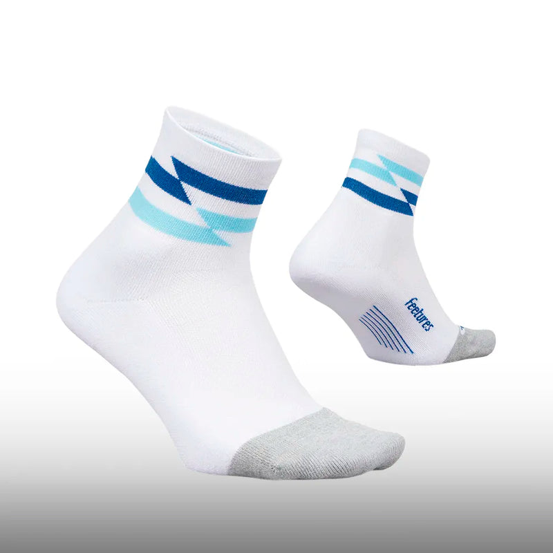 Feetures Elite Light Cushion Quarter White Track