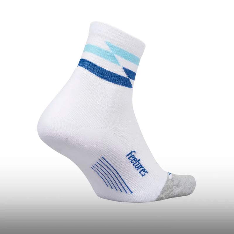 Feetures Elite Light Cushion Quarter White Track