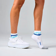 Feetures Elite Light Cushion Quarter White Track