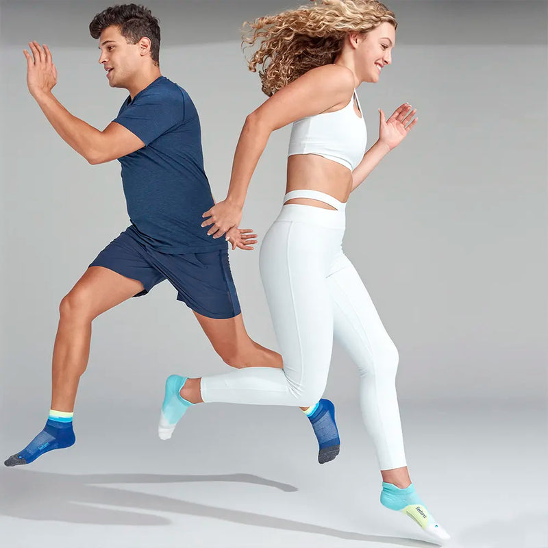 Feetures Elite Light Cushion Tab Aqua Surf