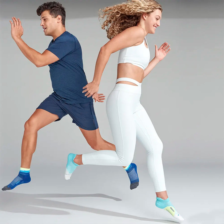 Feetures Elite Light Cushion Tab Aqua Surf