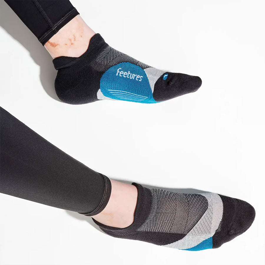 Feetures Elite Light Cushion Tab Black Sea