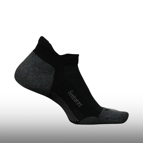 Feetures Elite Max Cushion No Show Tab Black