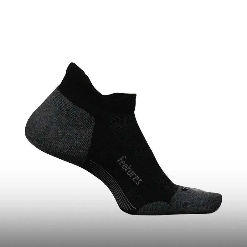 Feetures Elite Max Cushion No Show Tab Black