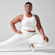 Feetures Elite Max Cushion No Show Tab White